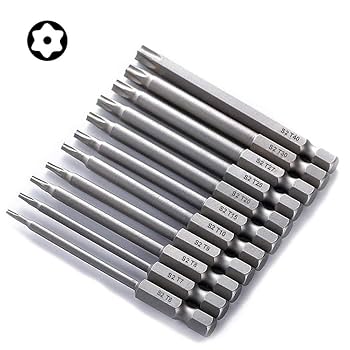 Bestgle 11pc Torx Screwdriver Bits 1/4 Inch Hex Shank